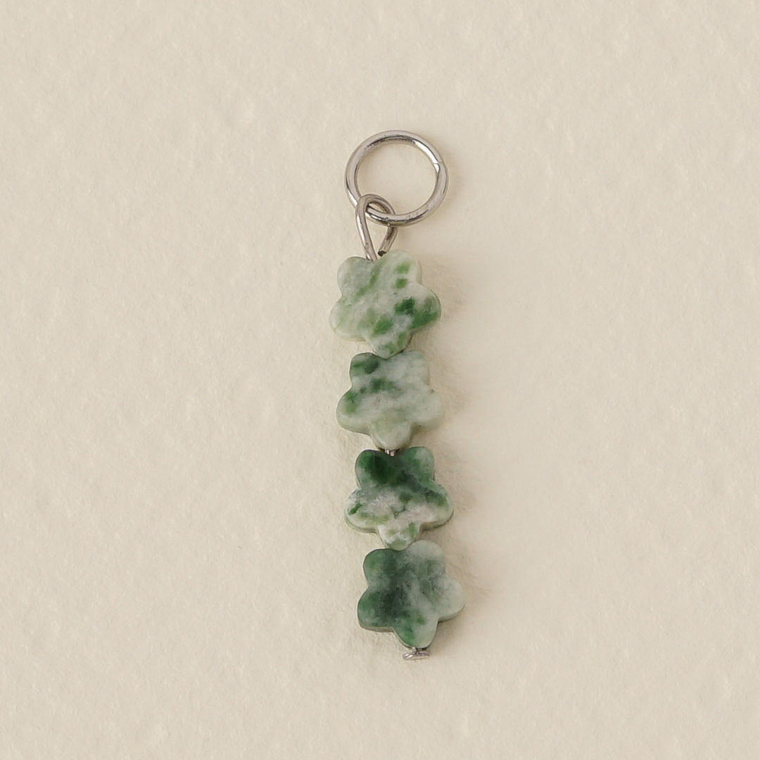 Green Quartzite Mini Stars Charm