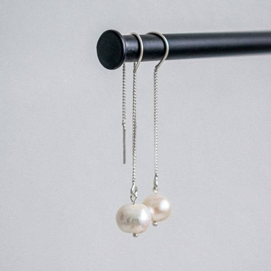 White Pearl Pendant Drops | Made in Estonia 🇪🇪