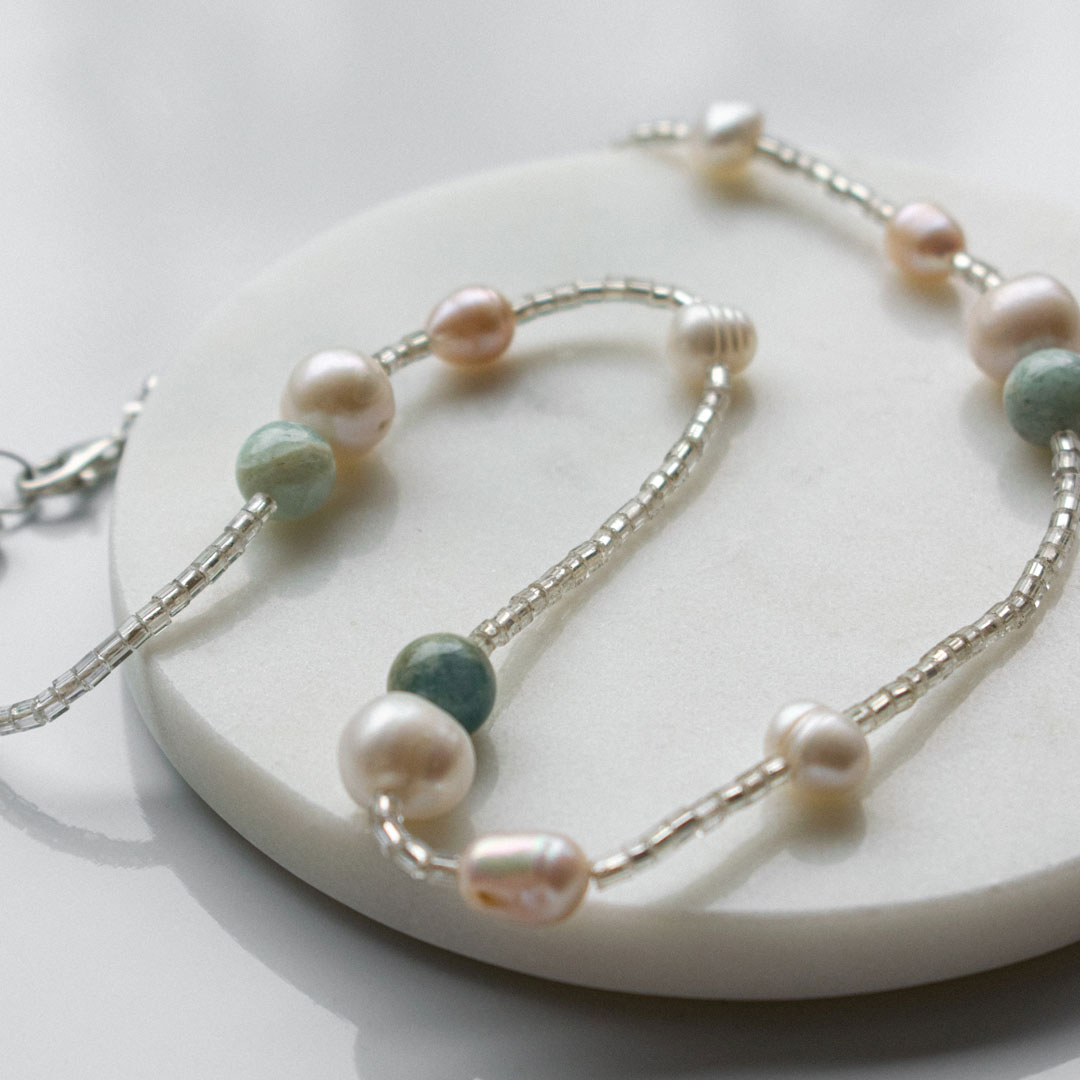 Mixed Size Beads Necklace | Made in Estonia 🇪🇪