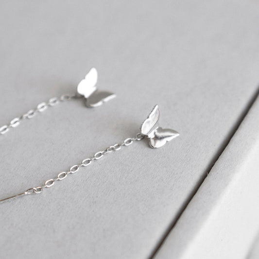 Butterfly Threader Earrings