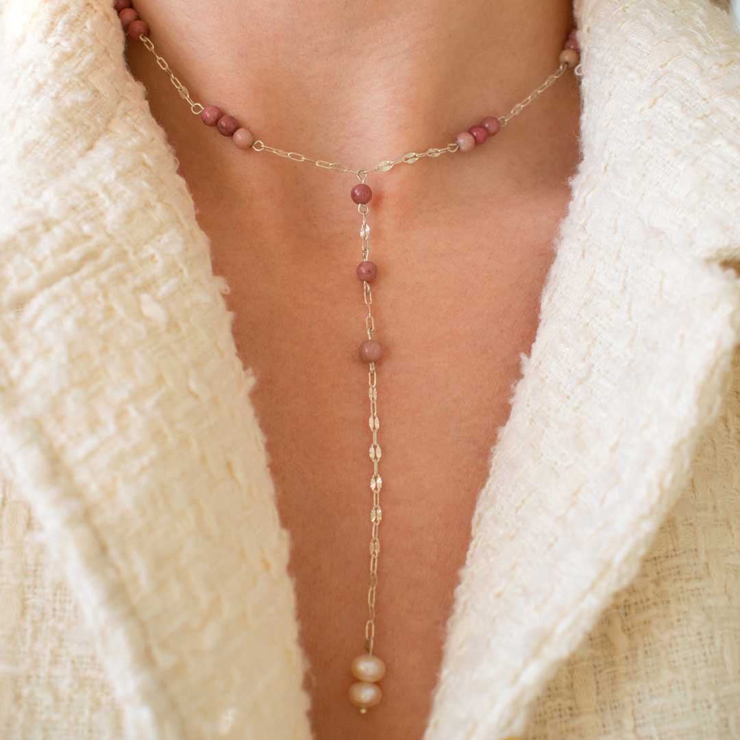 Long Center Drop Necklace | Made in Estonia 🇪🇪