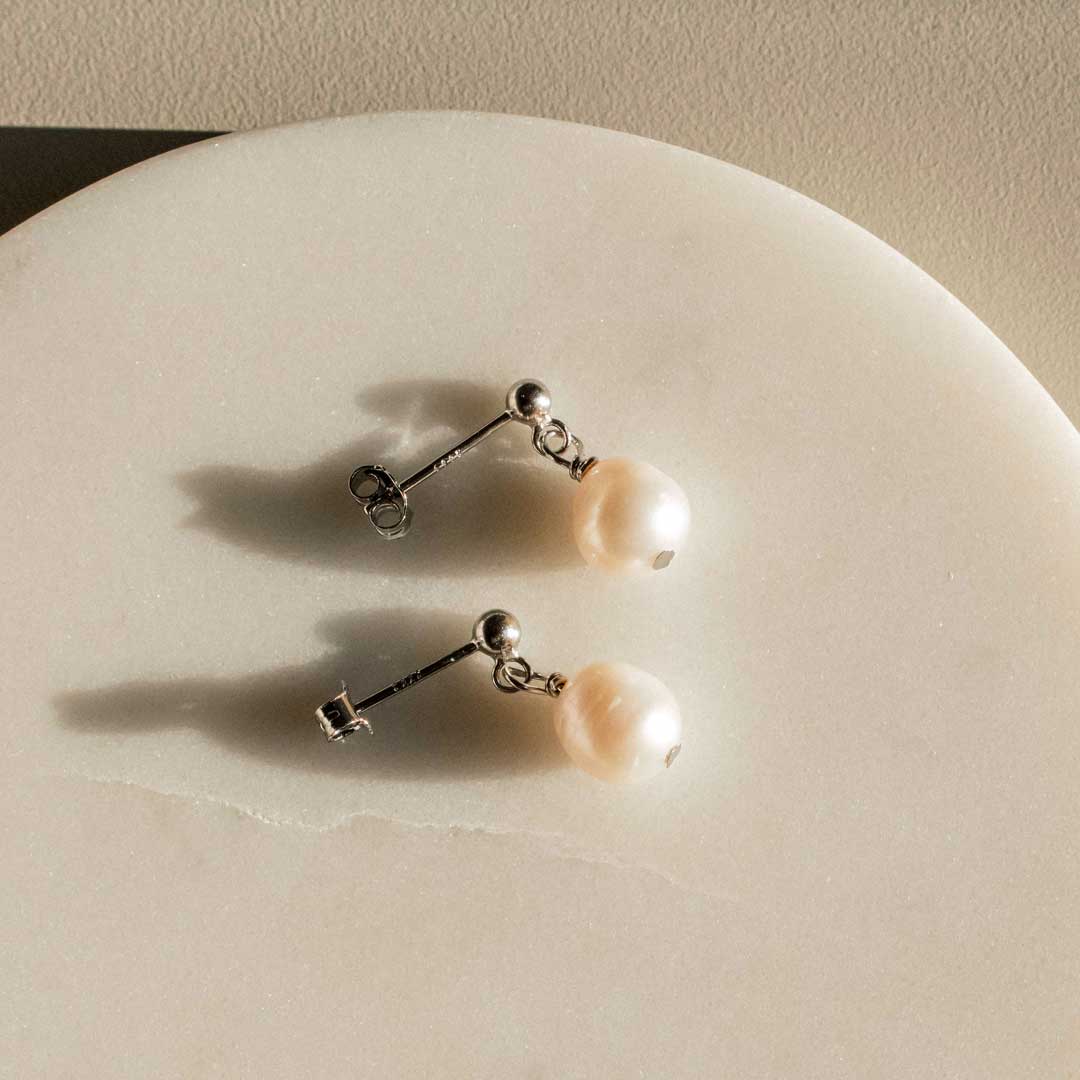 Pearl Stud Earrings