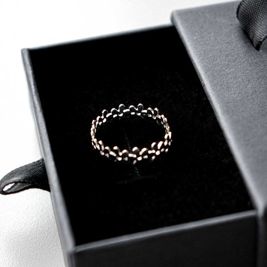 Thin Daisy Adjustable Ring