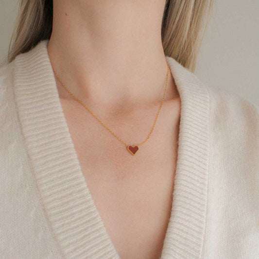 Gold-plated Heart Necklace