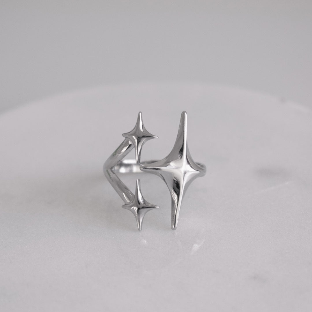 Adjustable North Star Ring
