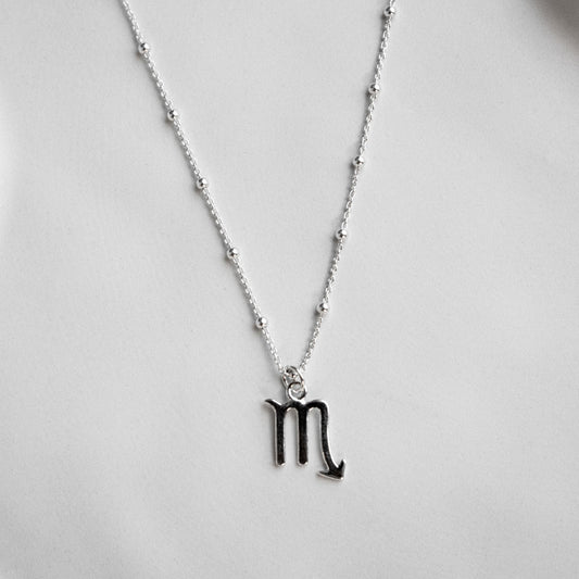 Scorpio | Sterling Silver Zodiac Necklace