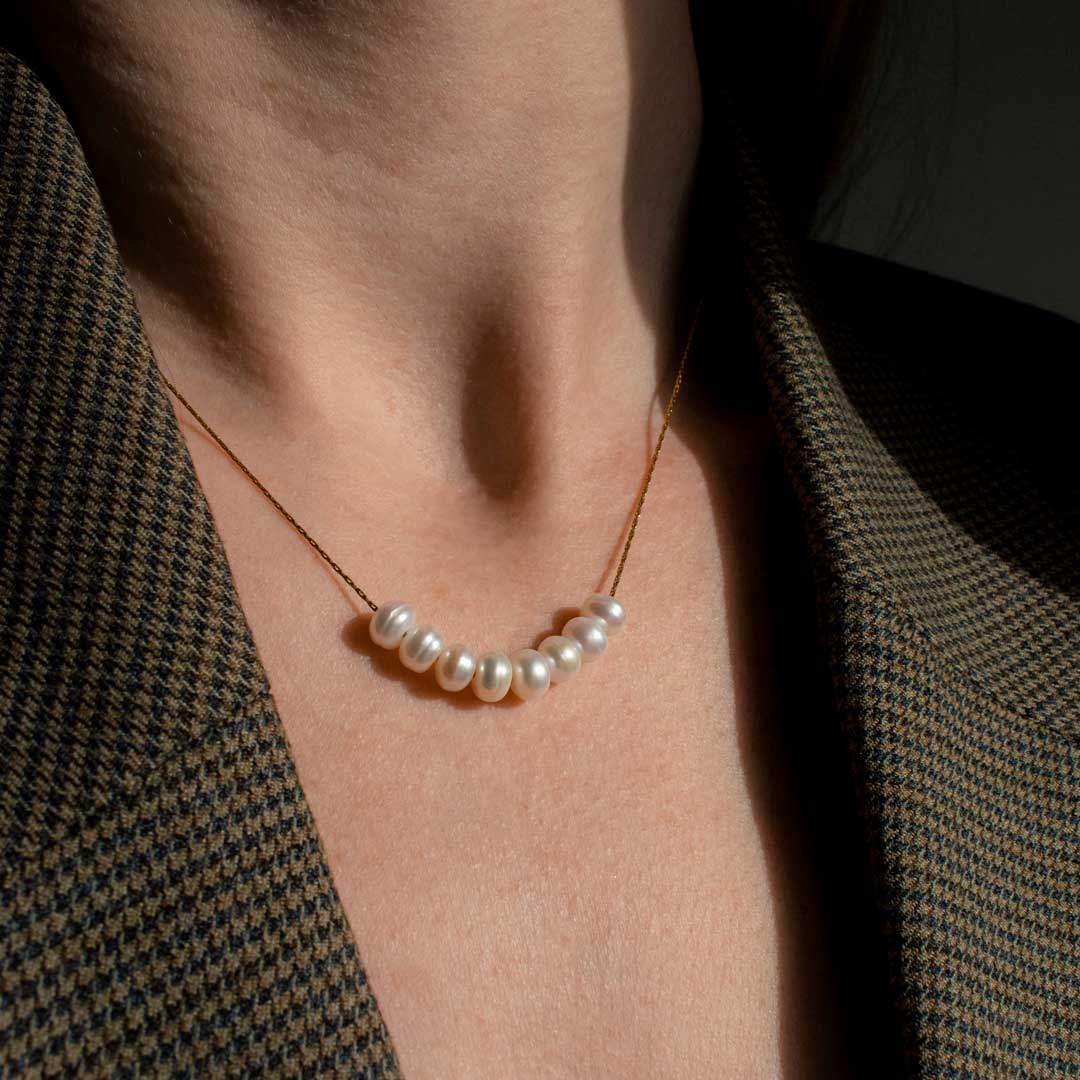 Mixed Pearl Necklace