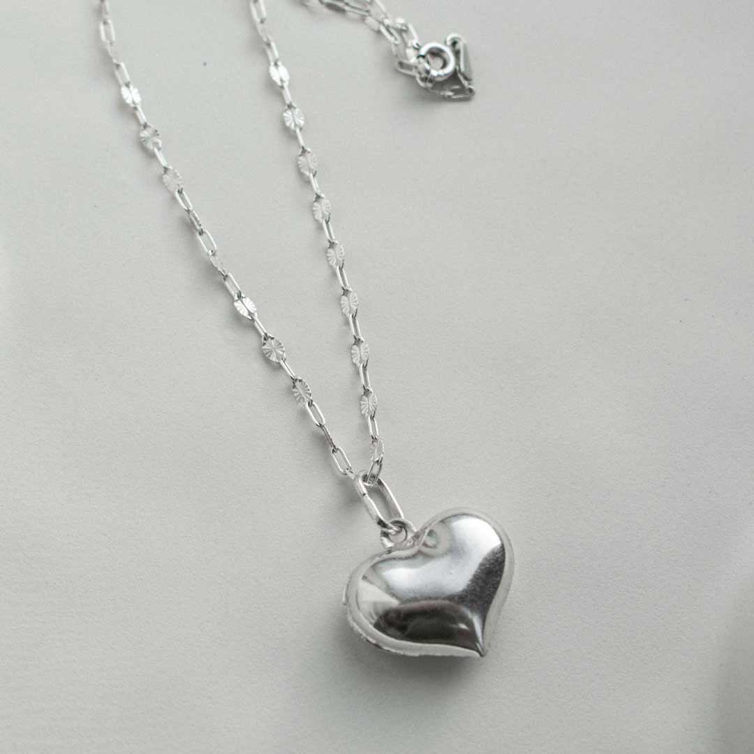 Puffy Heart Necklace