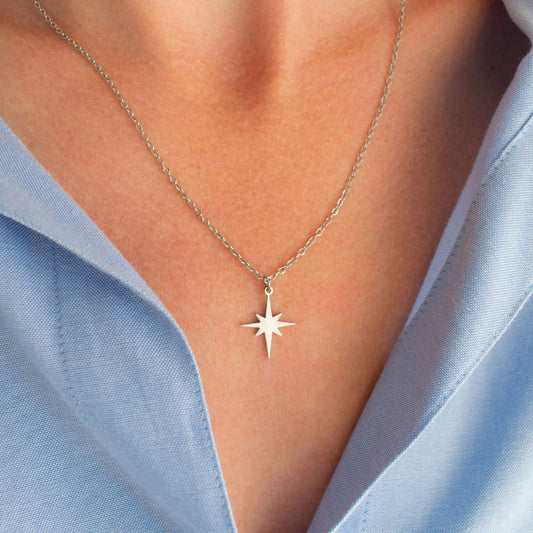 North Star Charm Necklace