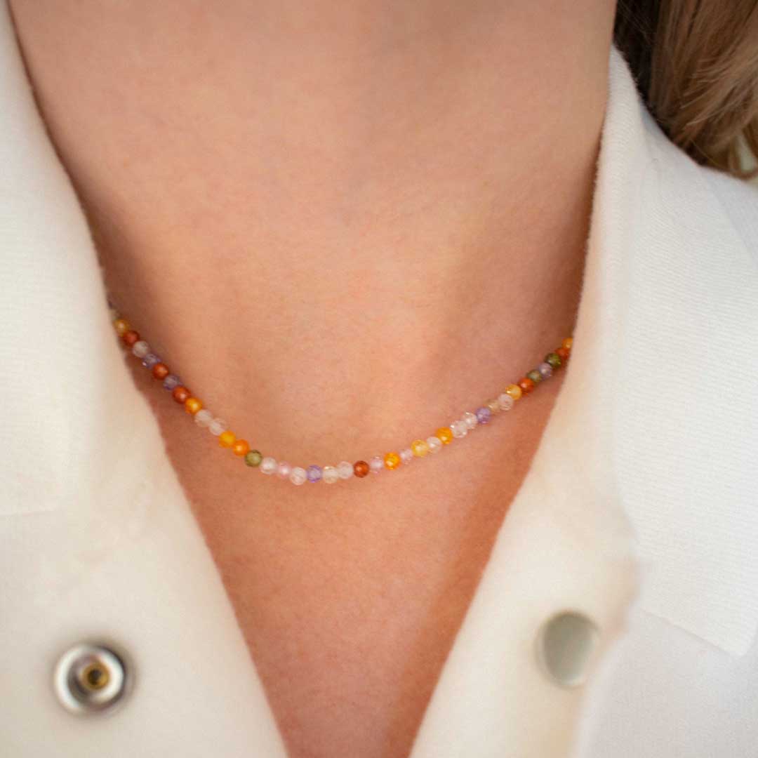 Multicolored Beaded Necklace | Made in Estonia 🇪🇪