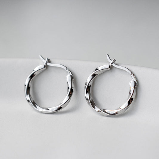 Twisted Hoop Earrings