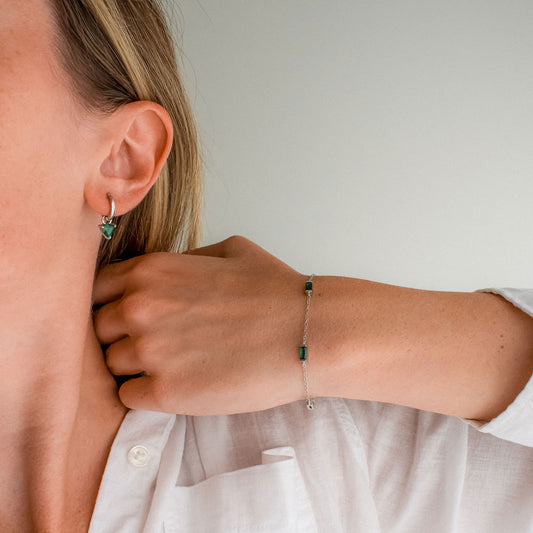 Emerald Elegance Baguette Set