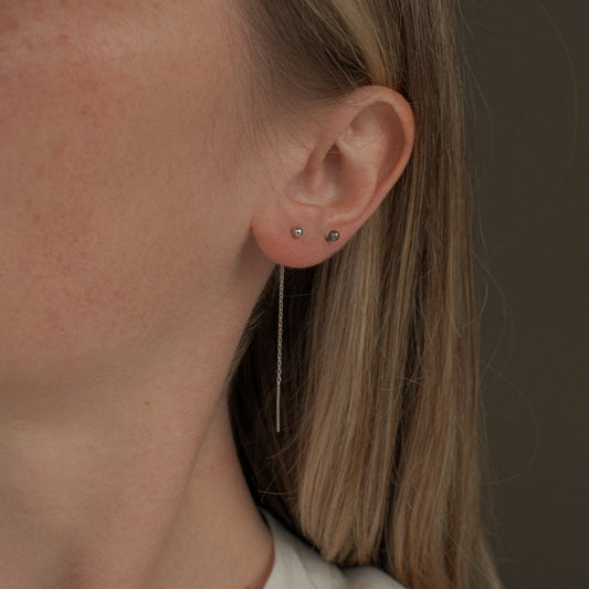 Ball Chain Threader Earrings