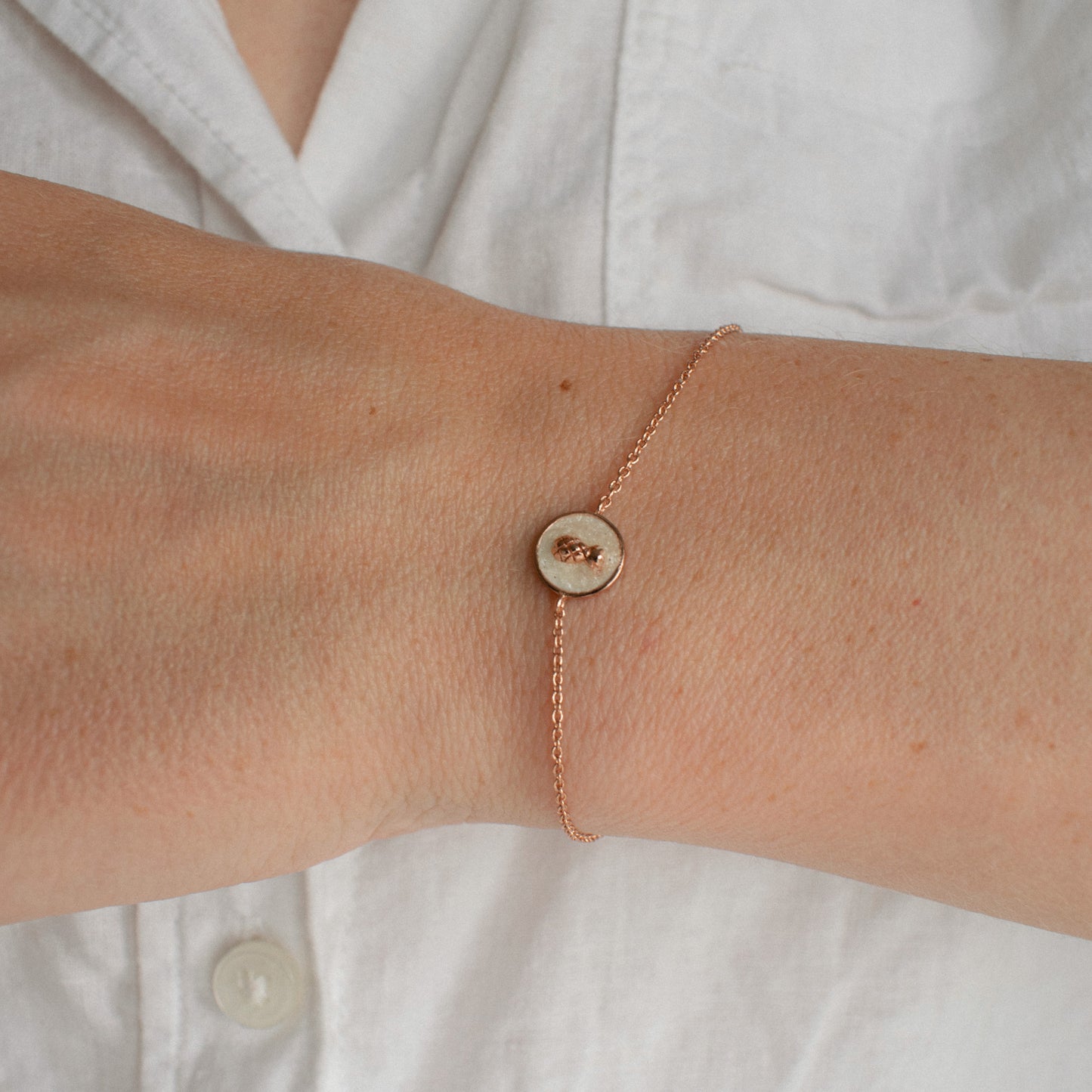 Tropical Pearl Pineapple Bracelet