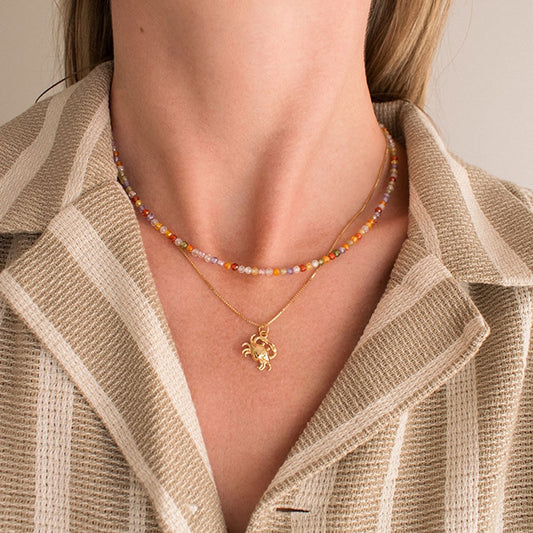 Multicolored Beaded Necklace | Made in Estonia 🇪🇪