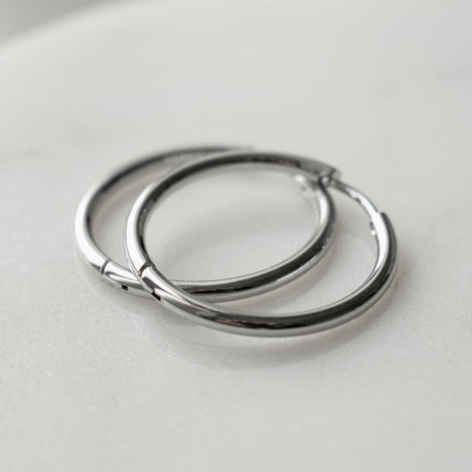 Large Slim Hoops