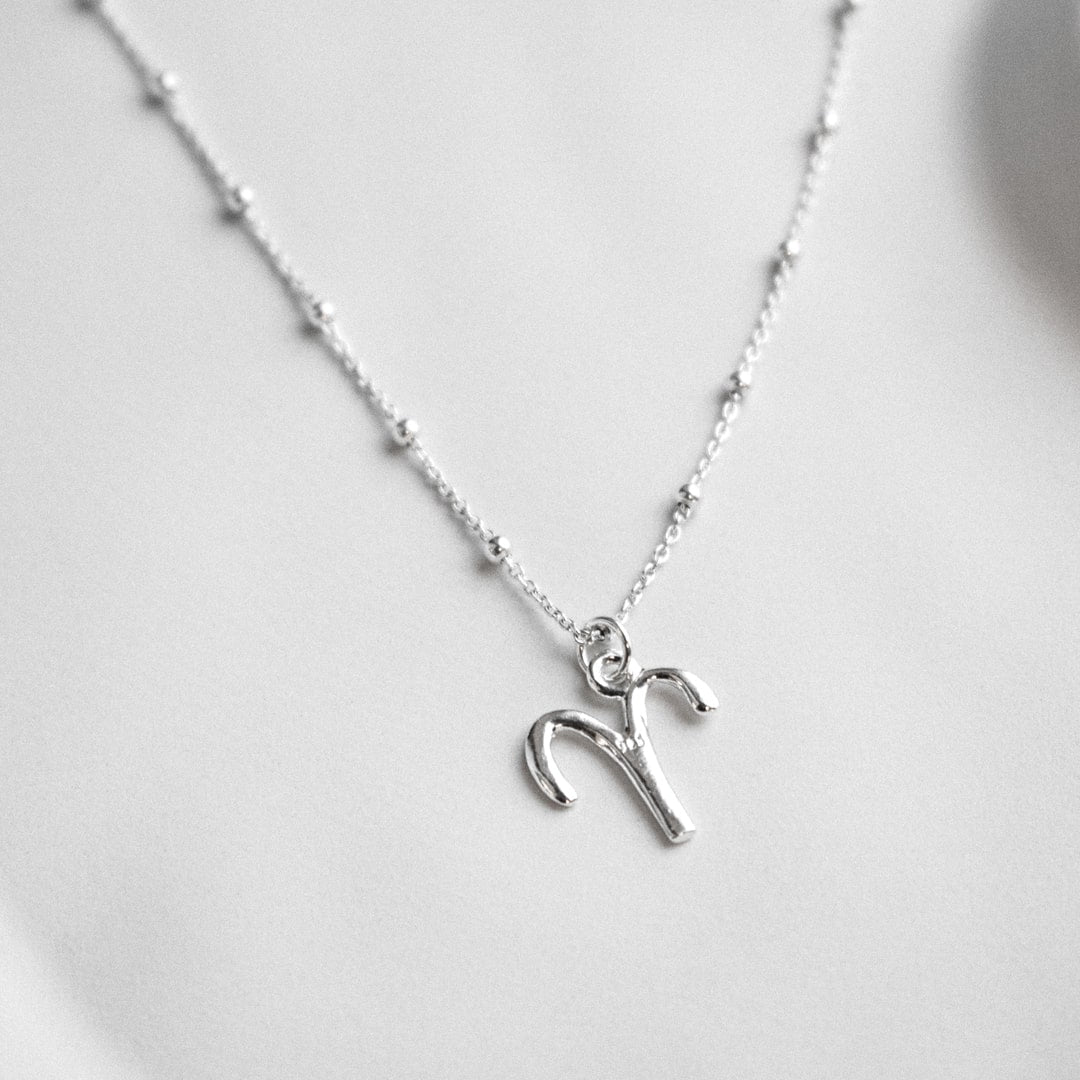 Aries | Sterling Silver Zodiac Necklace by Unikke Jewels | Made in Estonia 🇪🇪