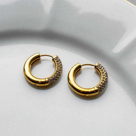 Sparkly Hoop Earrings