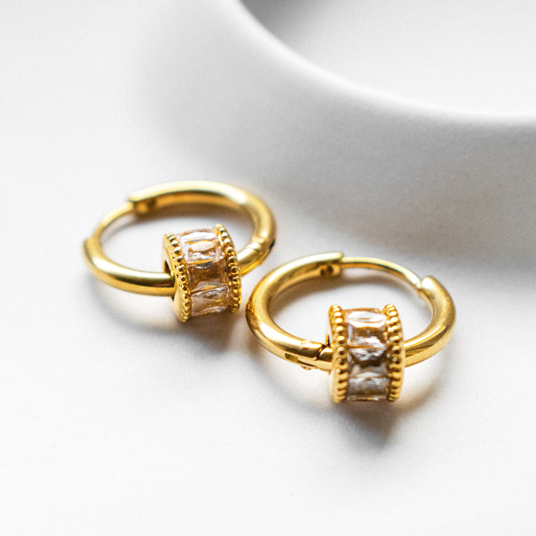 Zirconia Crystal Earrings