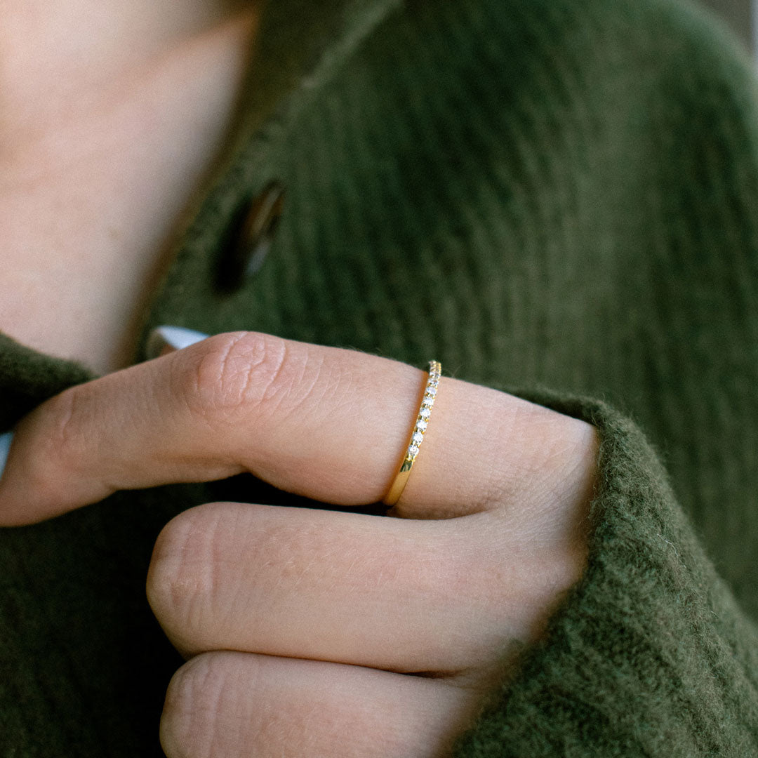 Sparkly Skinny Ring
