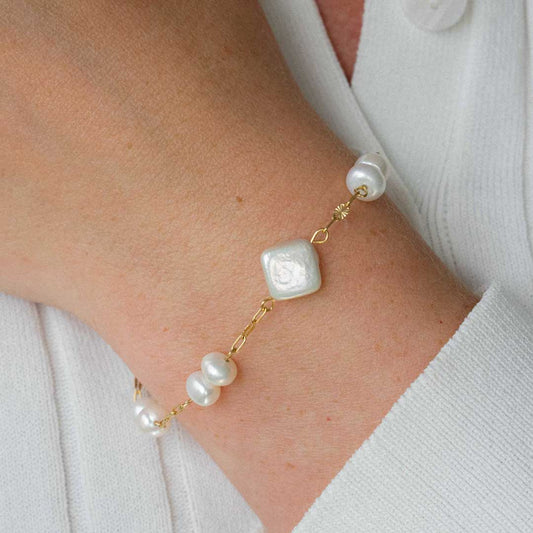 Pearl Rhombus Bracelet