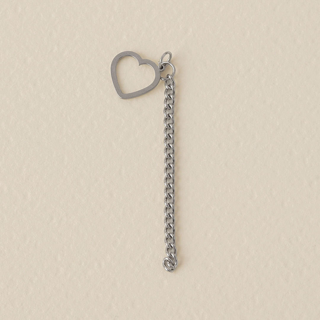 Heart & Chain Charm