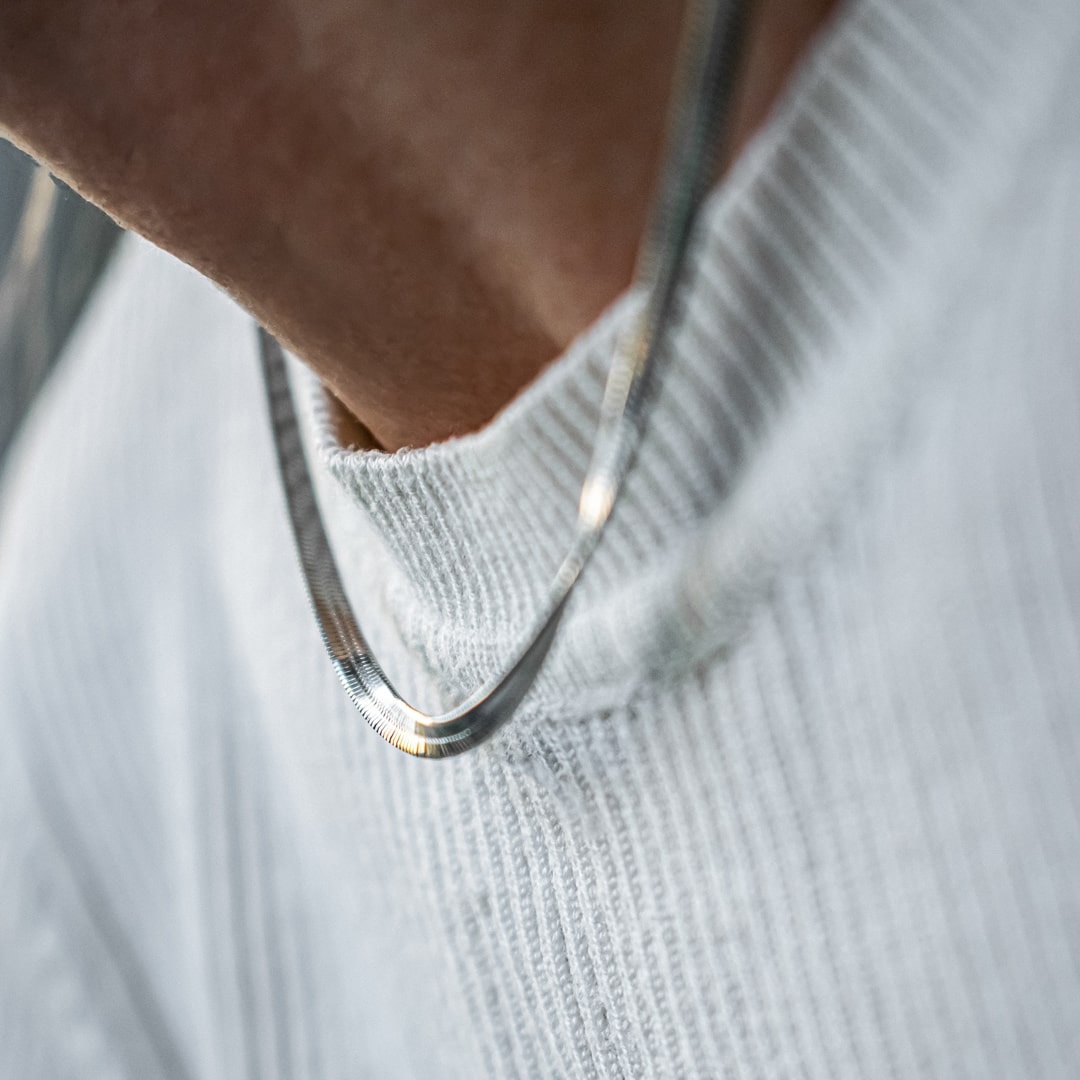 Flat Snake Silver Chain