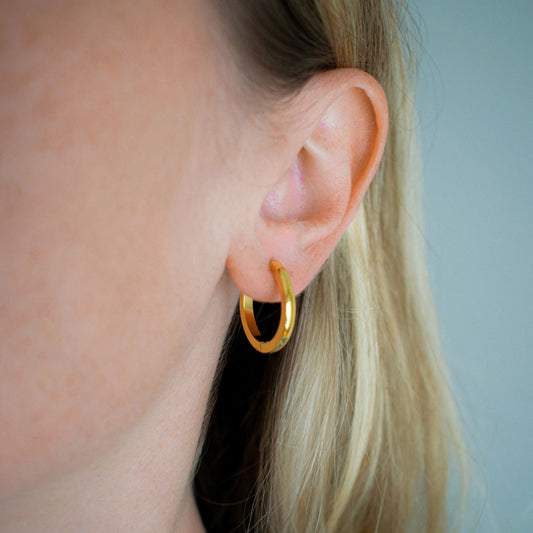 Tunnel Hoop Earrings