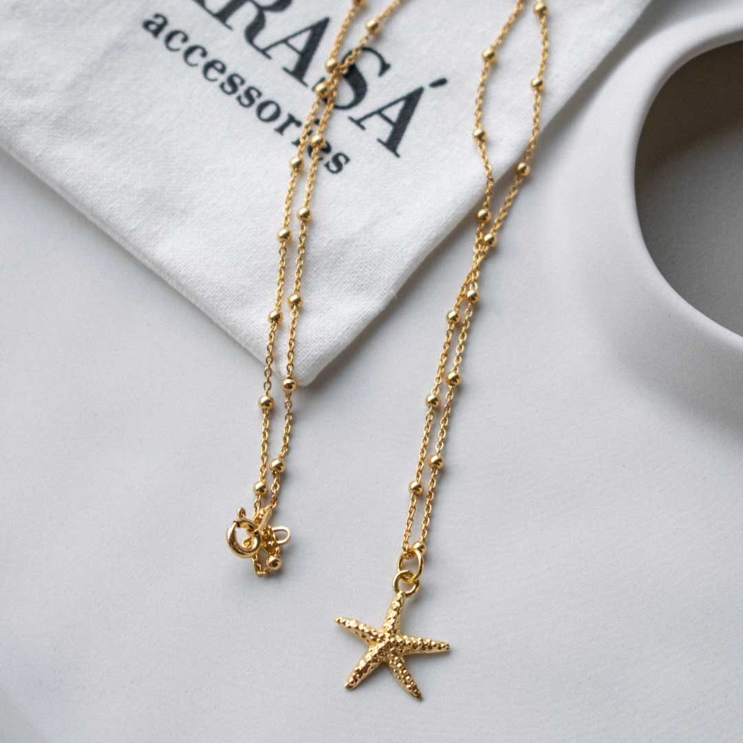 Starfish Sterling Silver Necklace