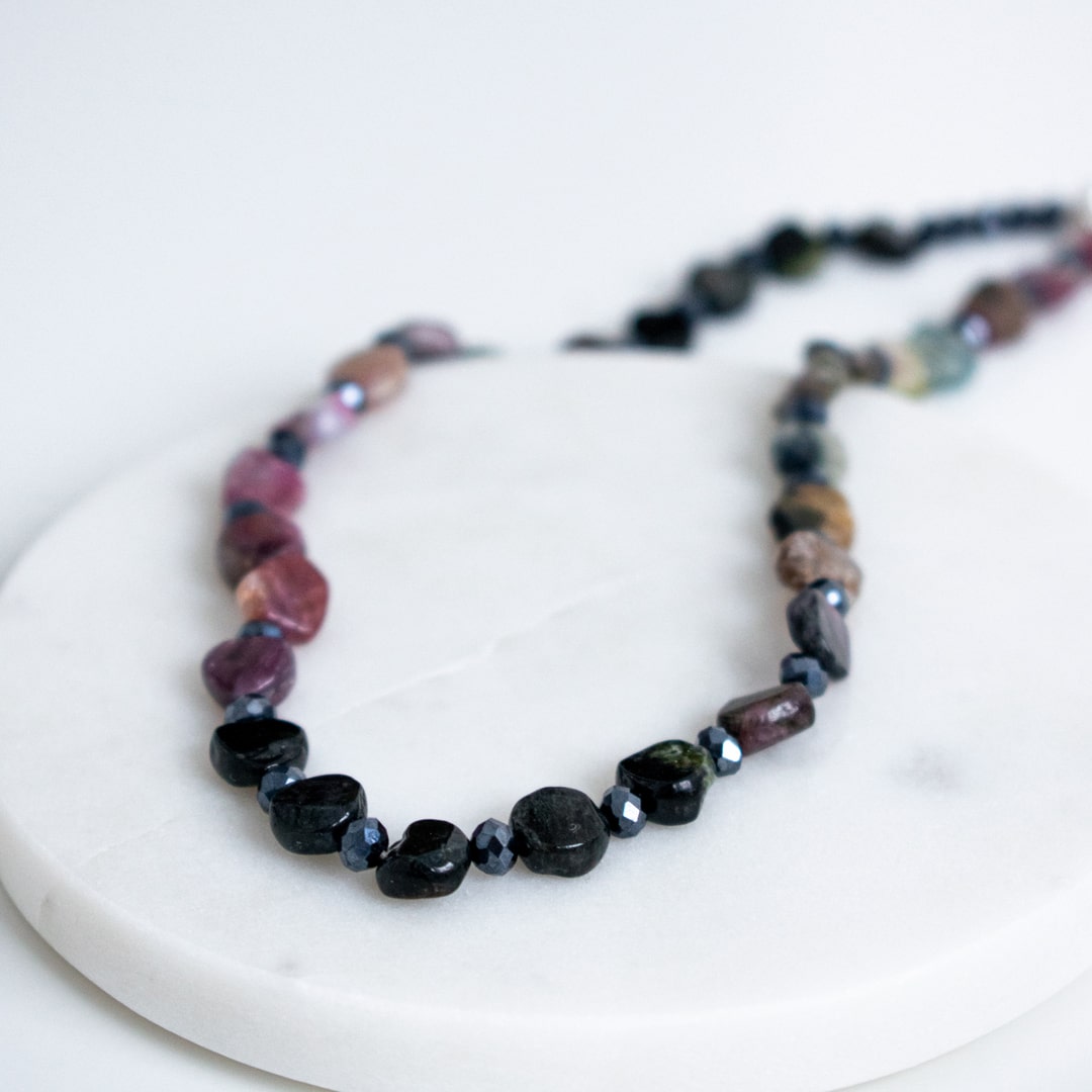 Tourmaline Sterling Silver Necklace | Made in Estonia 🇪🇪