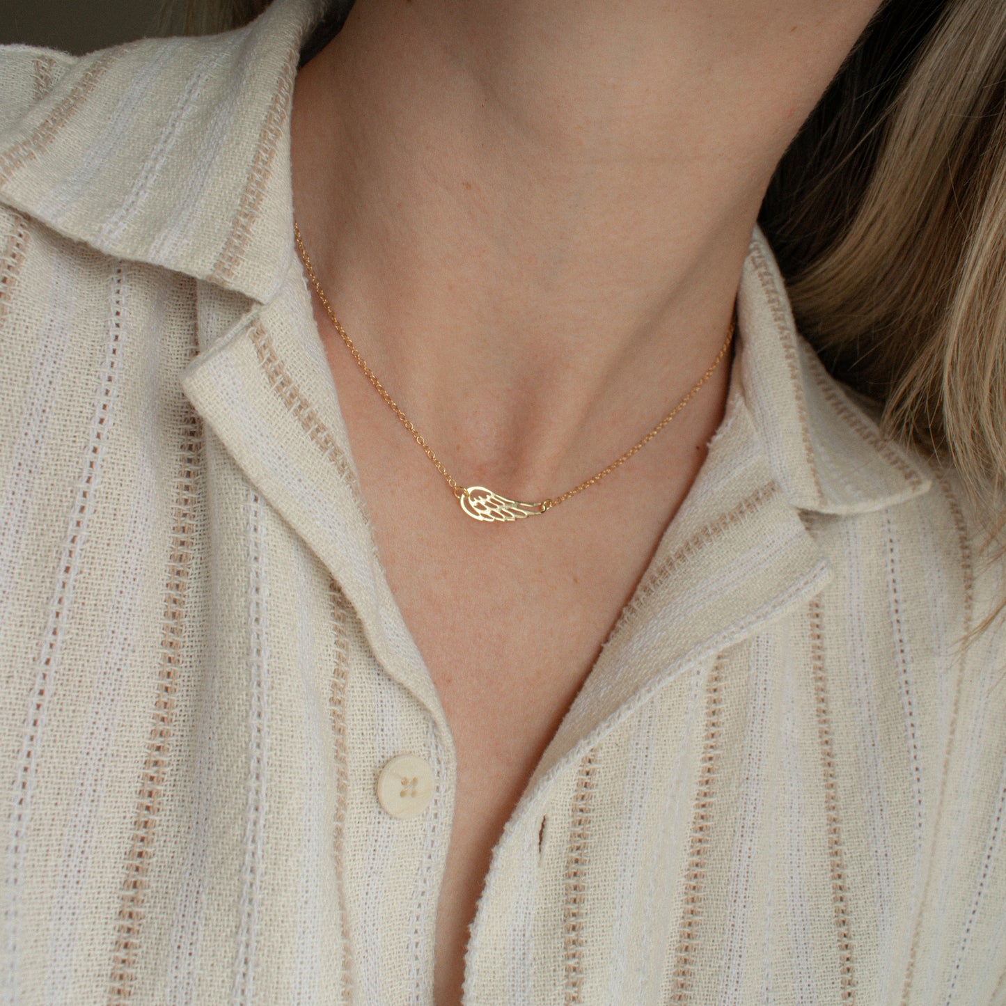 Sterling Silver Wing necklace