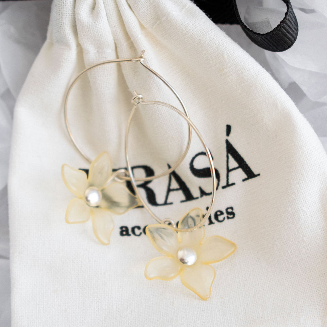 Sterling Silver Flower Earrings | Made in Estonia 🇪🇪