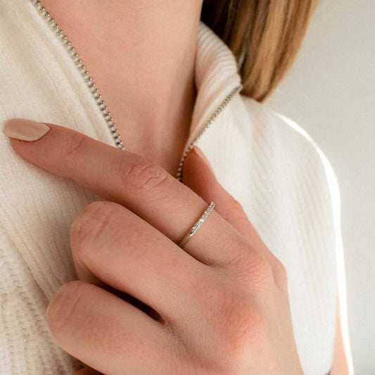 Sparkly Skinny Ring