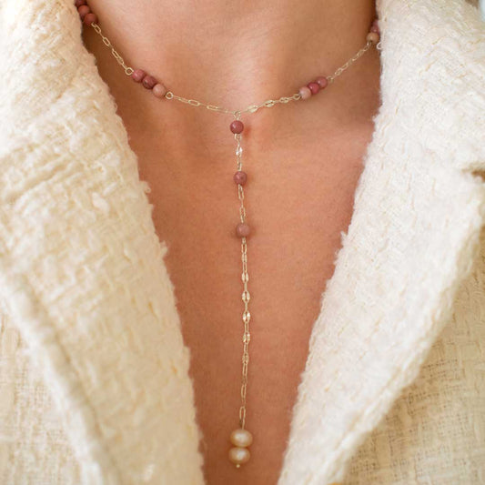 Long Center Drop Necklace | Made in Estonia 🇪🇪