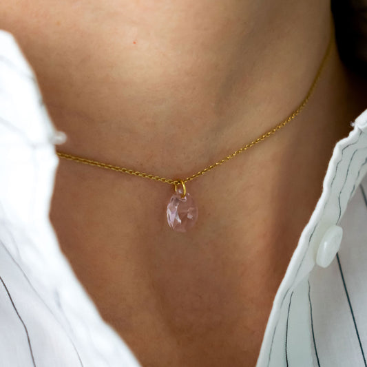 Crystal Teardrop Choker