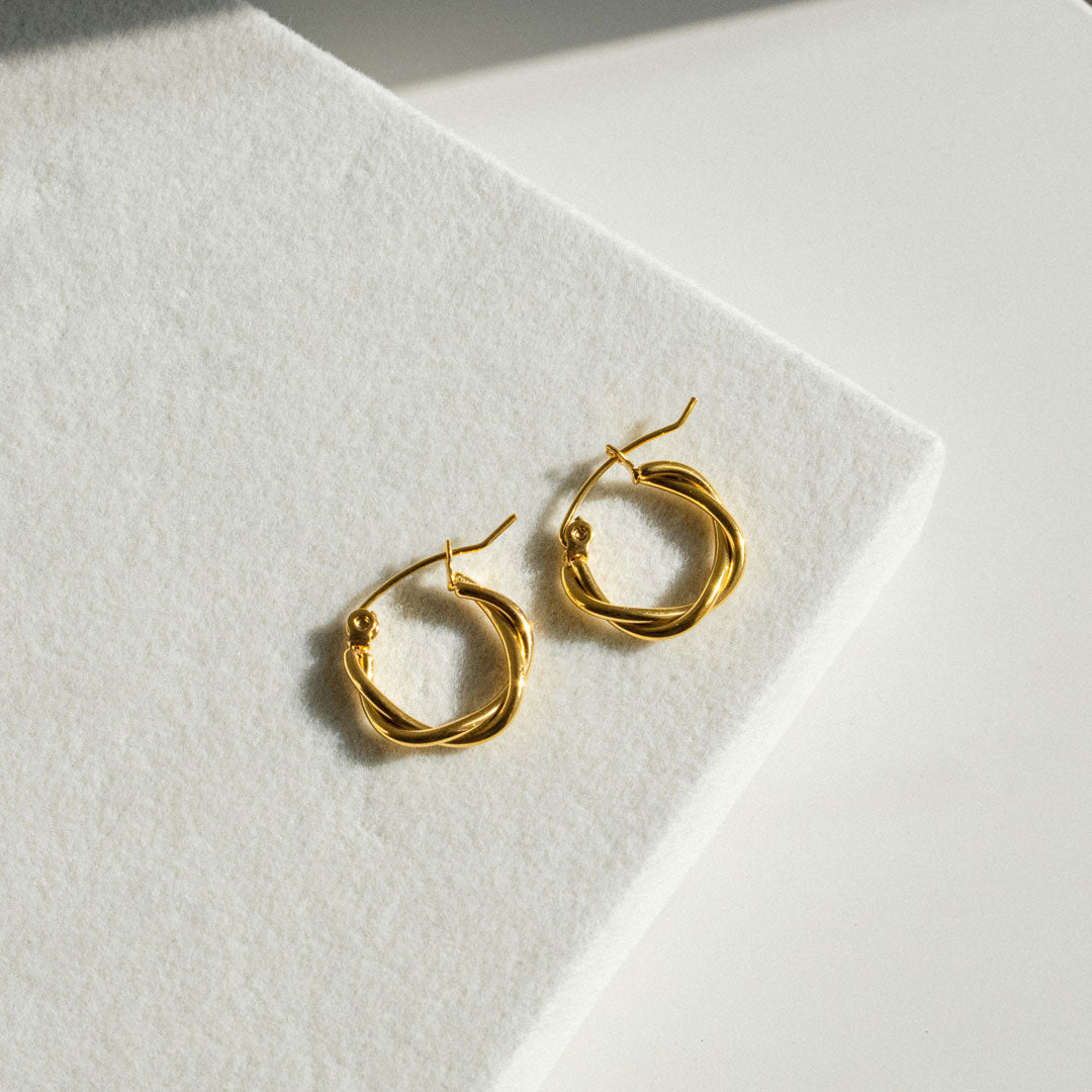 Braided Hoop Earrings