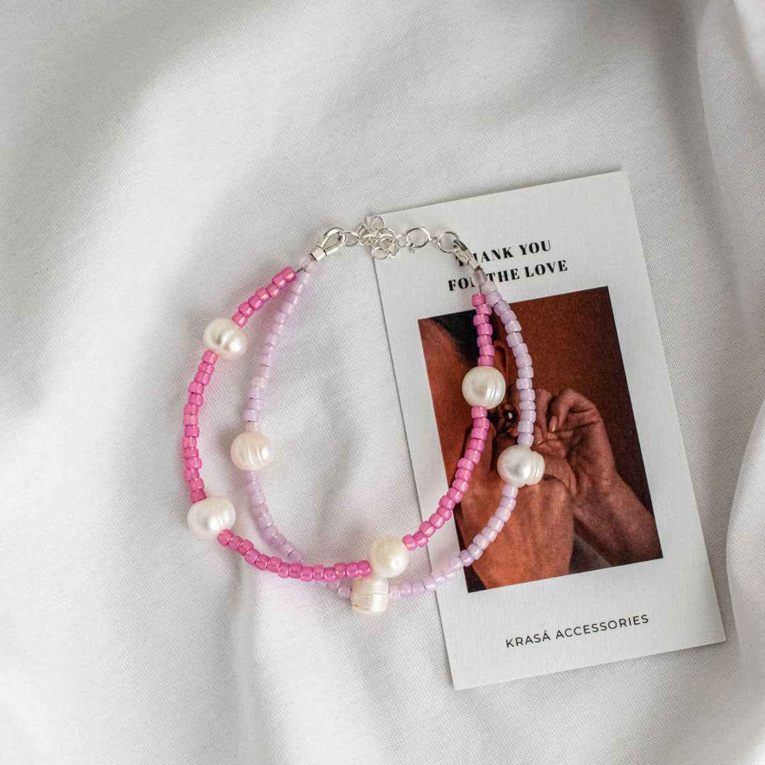 Double-strand Bracelet with Pearls | Made in Estonia 🇪🇪