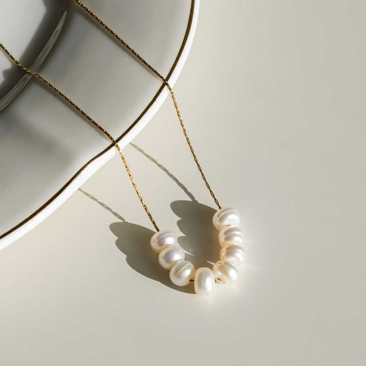 Mixed Pearl Necklace