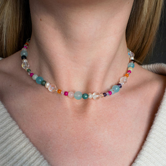 Aurora Gemstone Necklace | Made in Estonia 🇪🇪