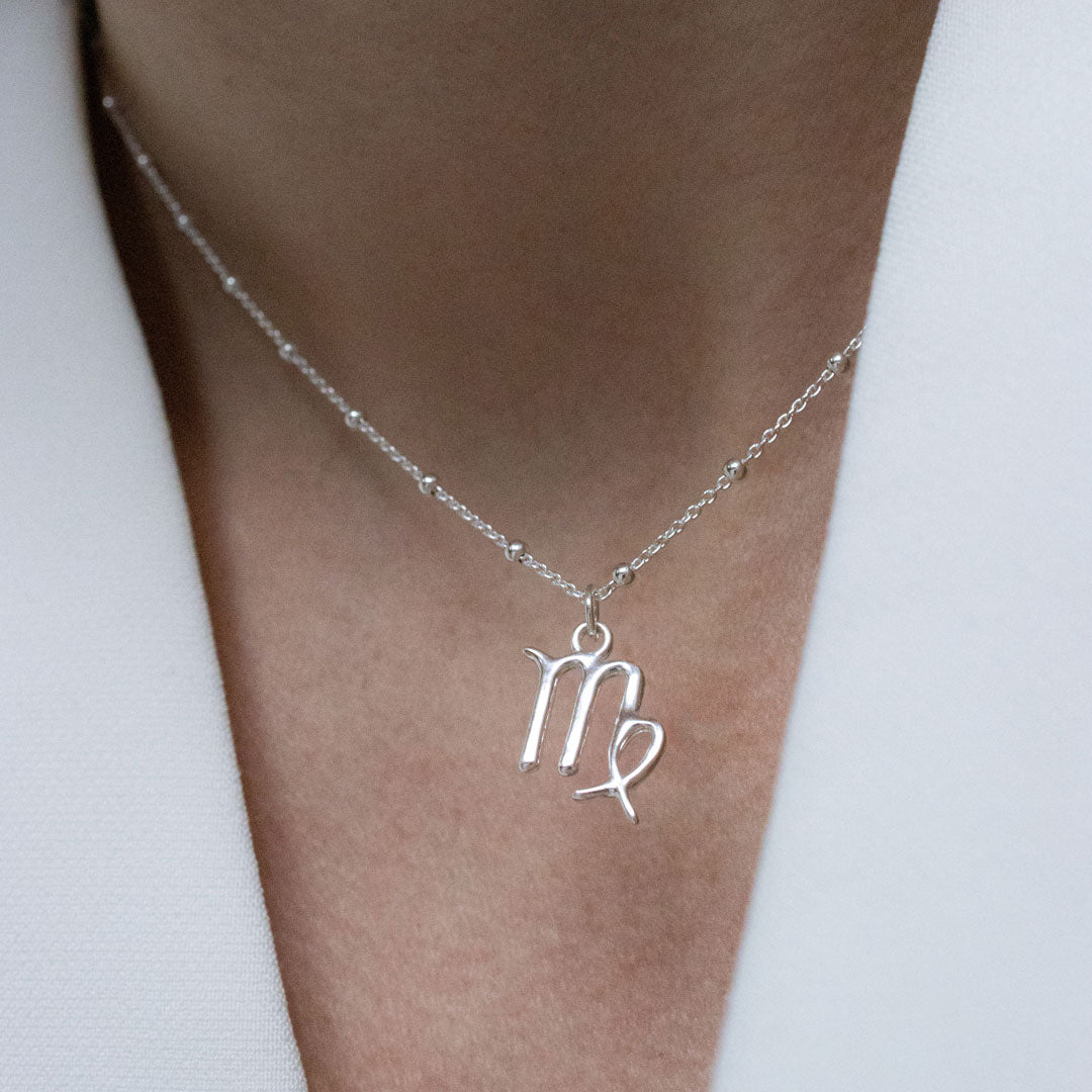 Virgo | Sterling Silver Zodiac Necklace