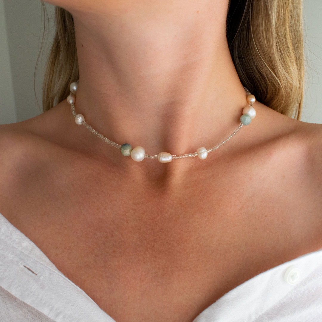 Mixed Size Beads Necklace | Made in Estonia 🇪🇪