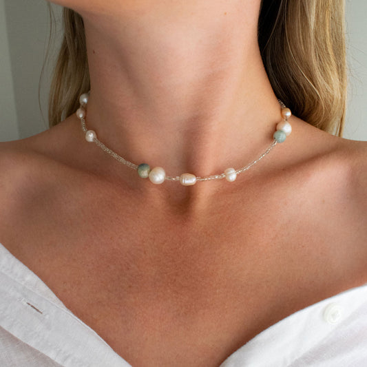 Mixed Size Beads Necklace | Made in Estonia 🇪🇪