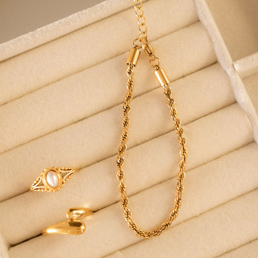 Twisted Charm Bracelet