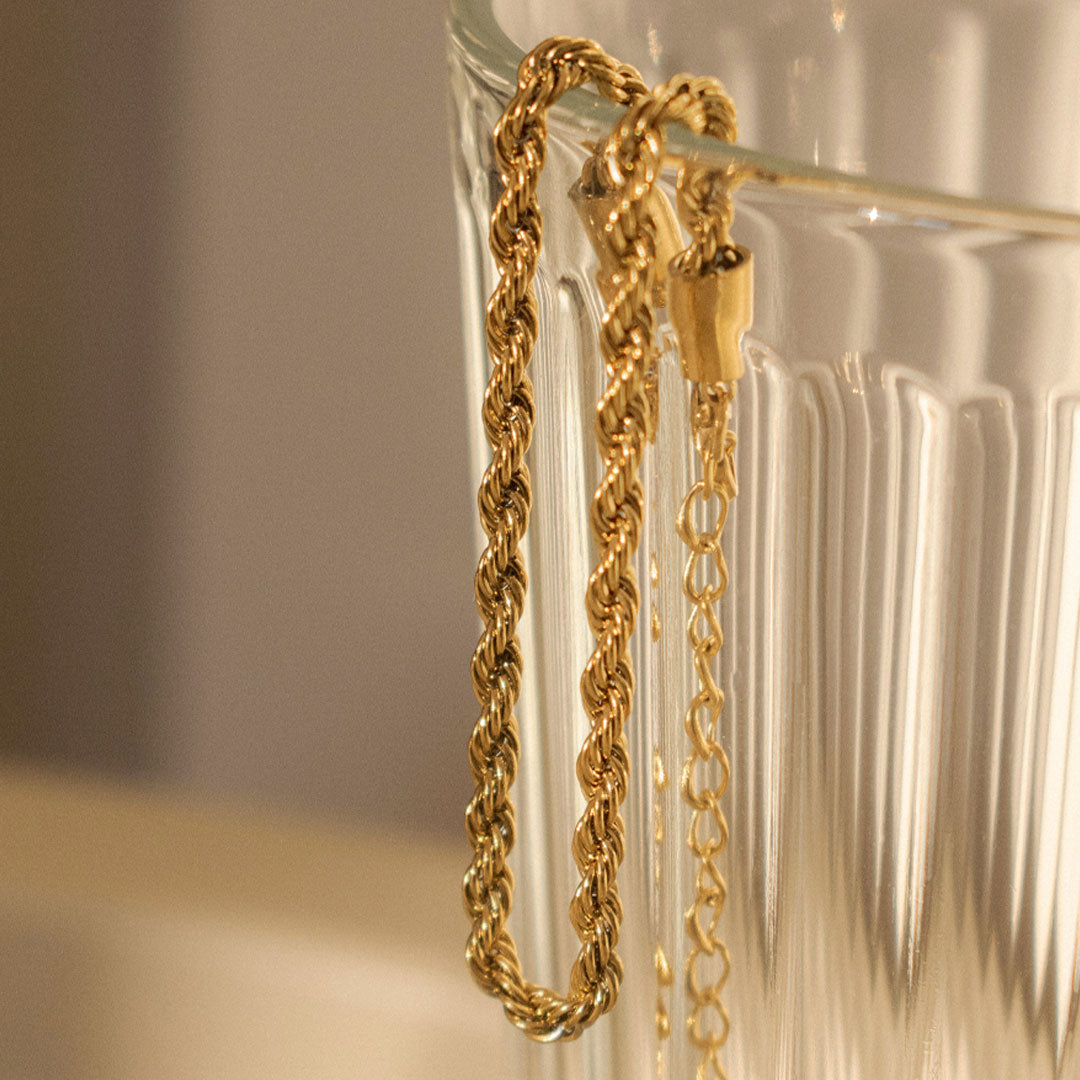 Twisted Charm Bracelet