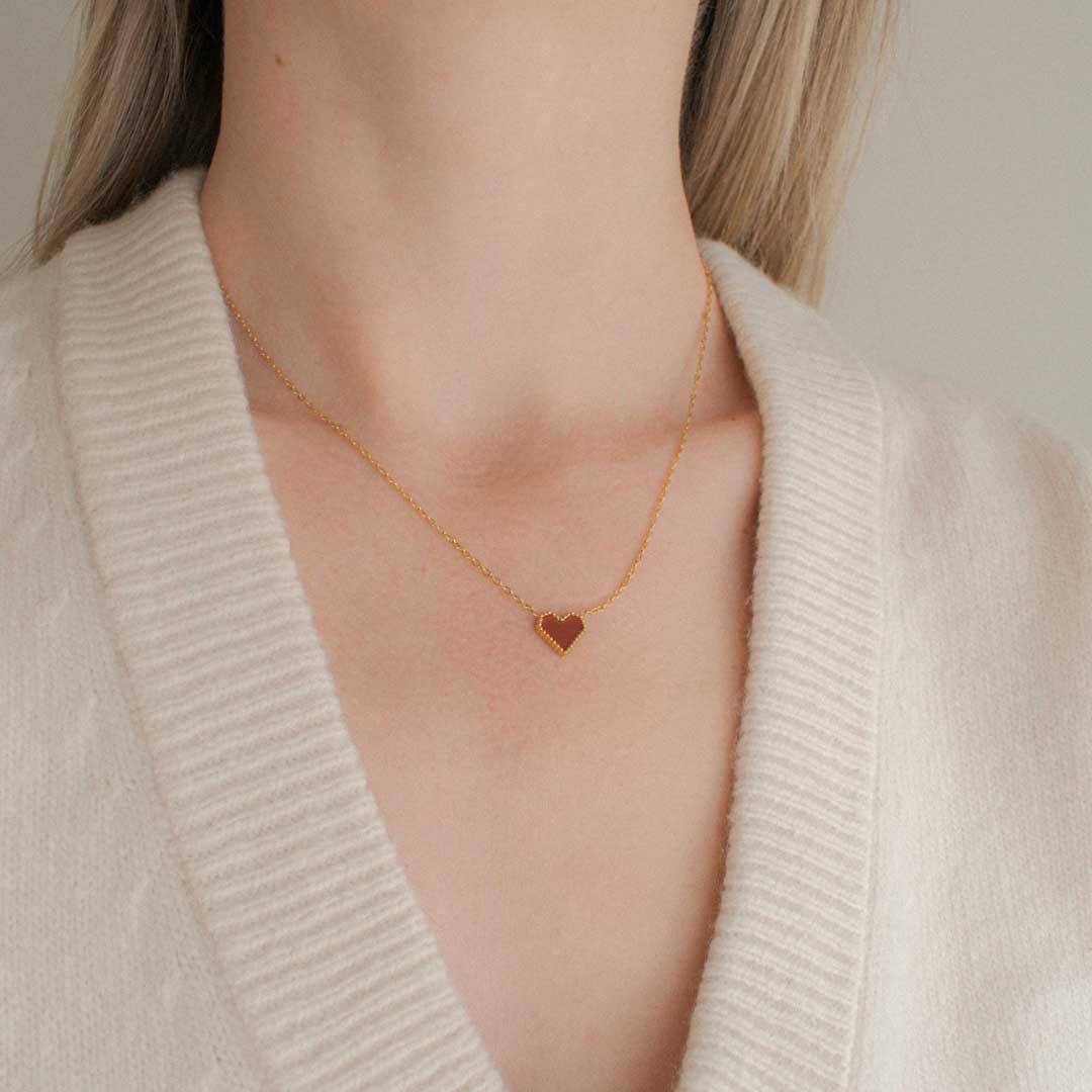 Gold-plated Heart Necklace