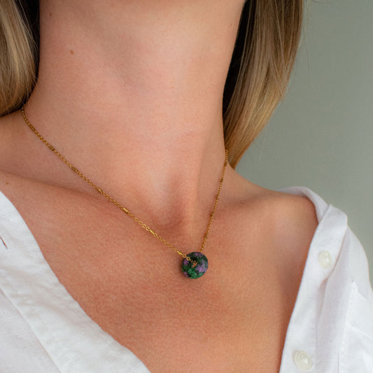 Bead Necklace | Lilac Garden