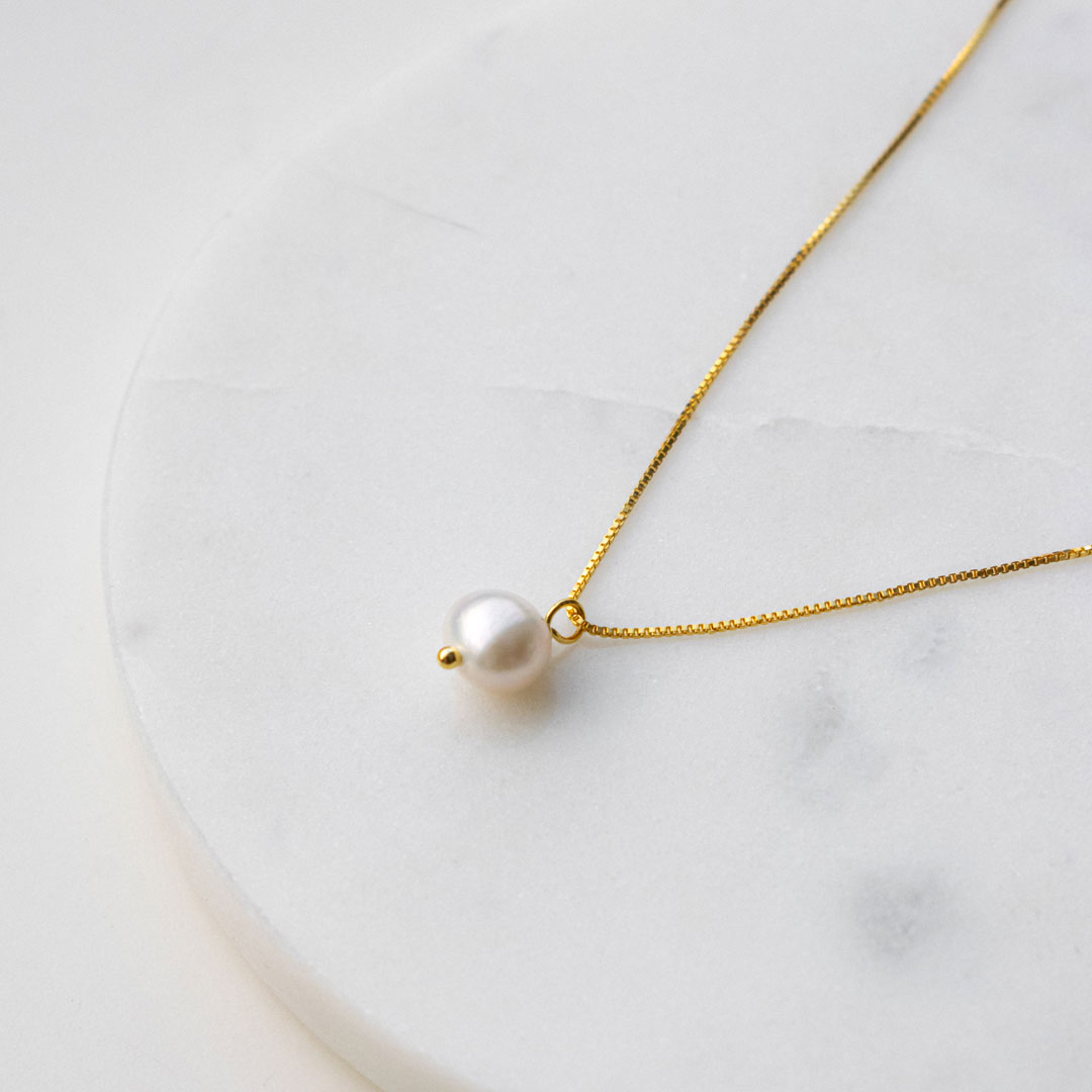 Pearl Charm Necklace