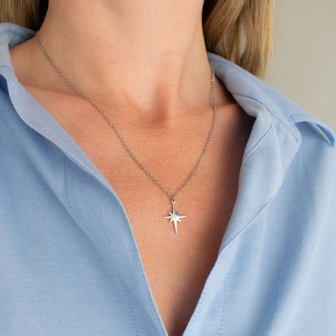 North Star Charm Necklace