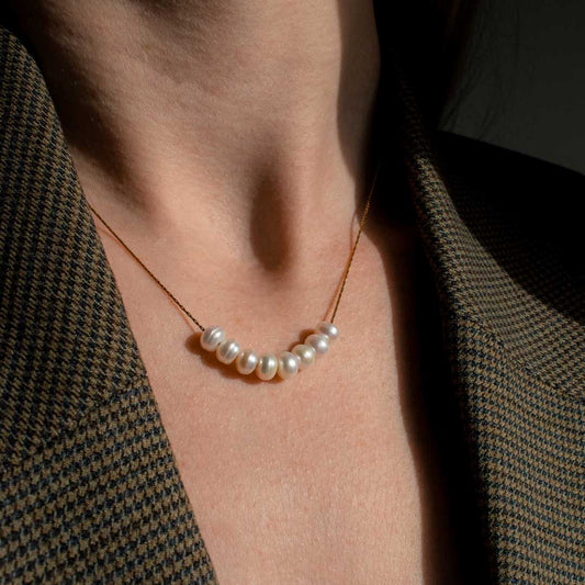Mixed Pearl Necklace