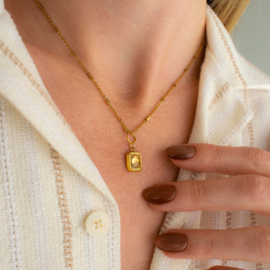 Crystal Charm Necklace